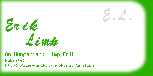 erik limp business card